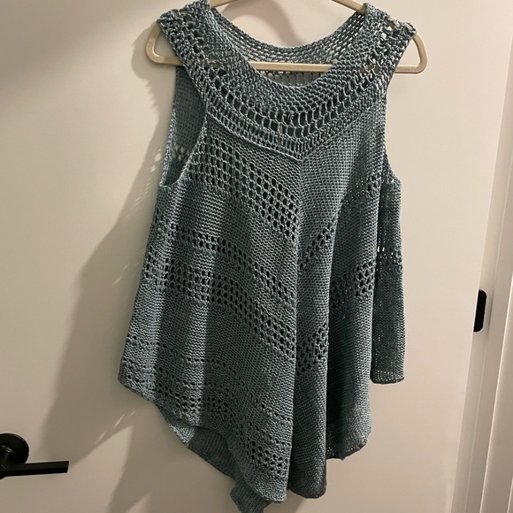 Free People Rhiannon Open Front Knit Poncho - Picture 4 of 6